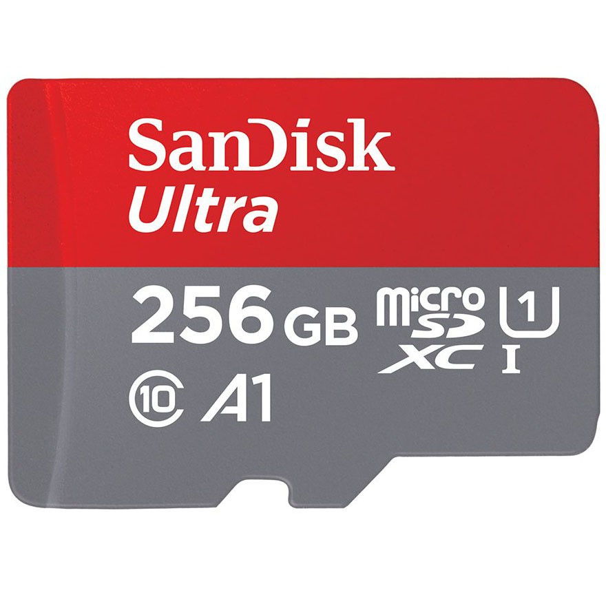 Thẻ nhớ MicroSDXC 256GB SanDisk Ultra A1 Class 10 100MB/s (Đỏ)