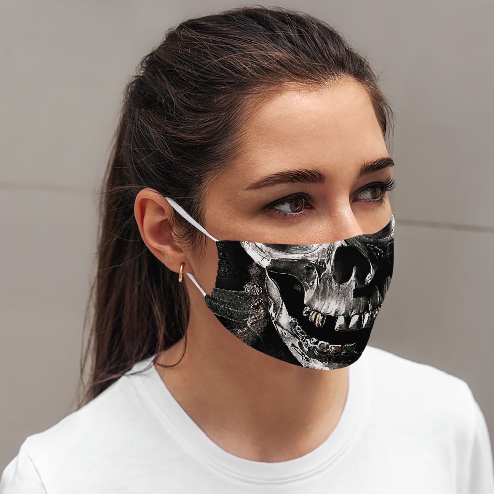 khẩu trang vải loại to SKULLS_1220 CARTWELL dây đeo mềm chuyên dụng, đeo thoải mái, không đau tai, dễ thở