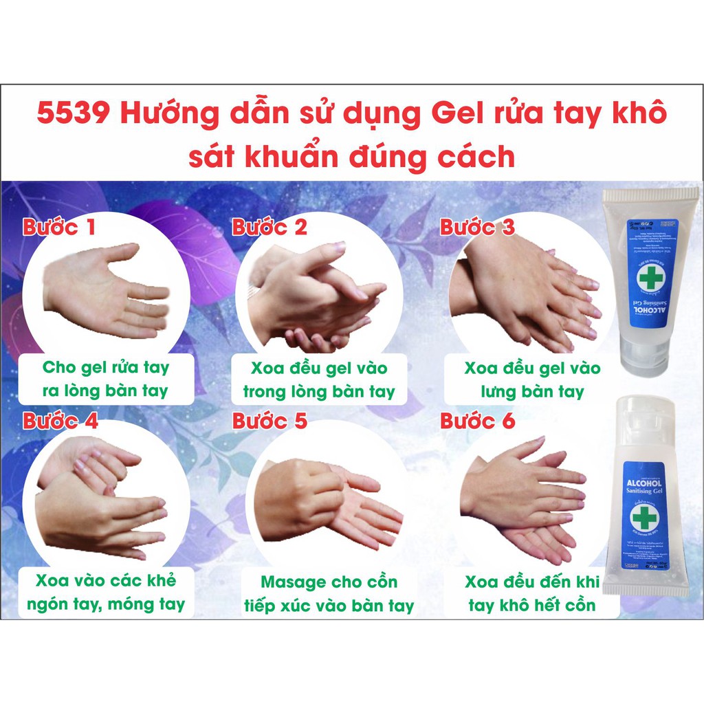 Gel rửa tay khô diệt khuẩn mùi bạc hà dung tích 60ml | BigBuy360 - bigbuy360.vn