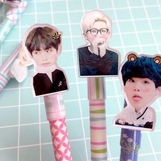 Bút BTS hình emotion siêu dễ thương cho A.R.M.Y