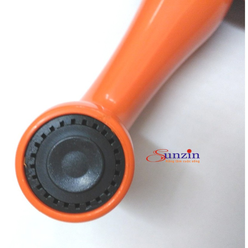 Đầu xịt rửa vệ sinh SZ078, chất liệu nhựa ABS (cam), tặng 2 gioăng cao su