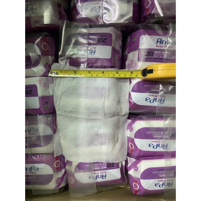 12 Gói Giấy Ướt Anpa Bỏ Túi 20 tờ