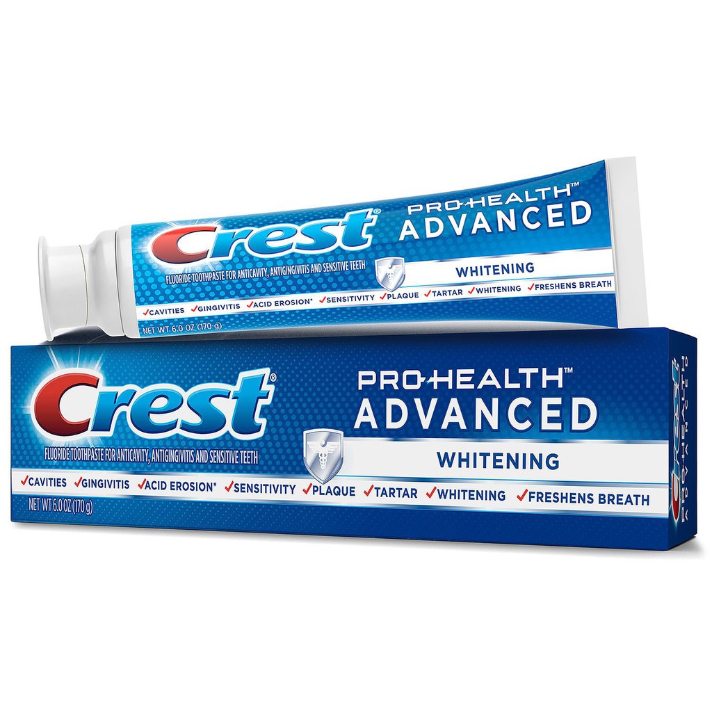 Kem đánh răng Crest Pro-Health Advanced Whitening, 170g