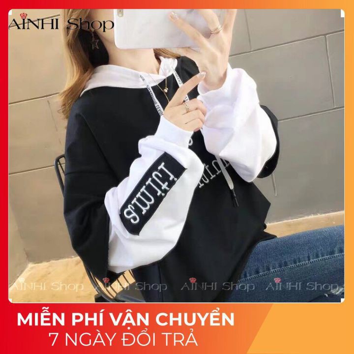 Áo Hoodie Nữ ❤️Freeship❤️ Áo Khoác Hoodie (In Chữ SMITI Siêu Đẹp Cá Tính) Vải Nỉ Nhiều Màu Cute