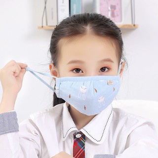 Khẩu trang vải xô kháng khuẩn, Khẩu trang vải cho bé 0-3 tuổi chất cotton thông thoáng dùng hàng ngày