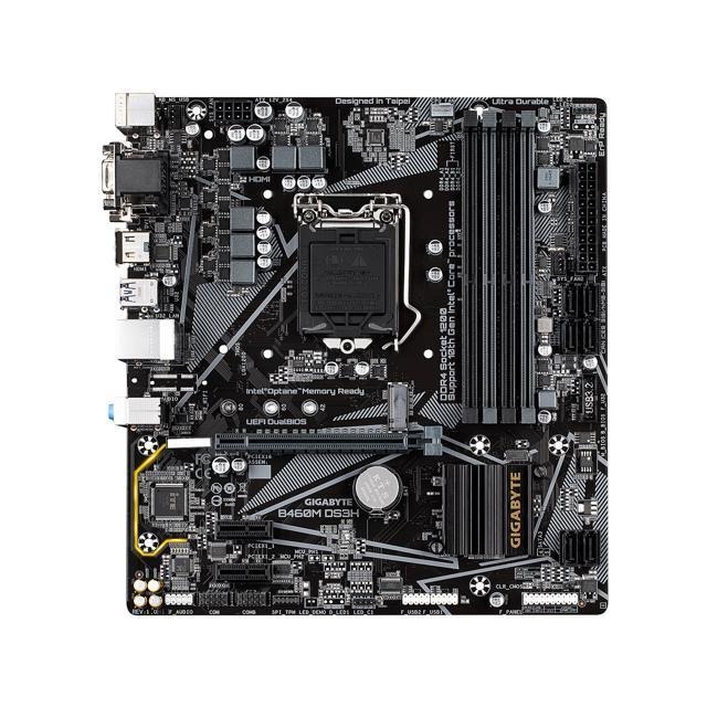 Mainboard Gigabyte B460M DS3H V2 (Intel B460, Socket 1200, m-ATX, 4 khe RAM DDR4)