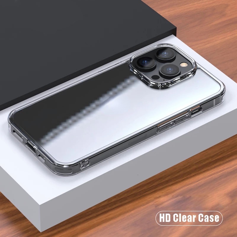 SPIGEN Ốp Điện Thoại Hybrid Siêu Mỏng Cho Iphone 14 Pro Max 13 Pro Max / 12 / 12 Pro / 12 Pro Max / 12