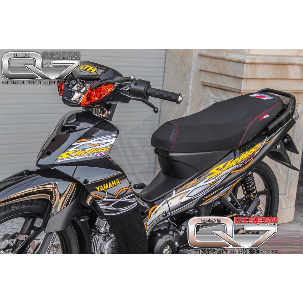 Tem Rời Sirius 110 Xe Đen