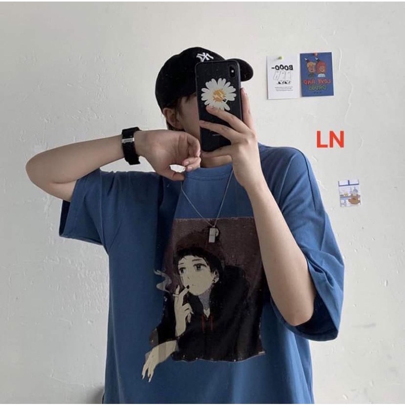 Áo phông cậu bé ô vuông LN11