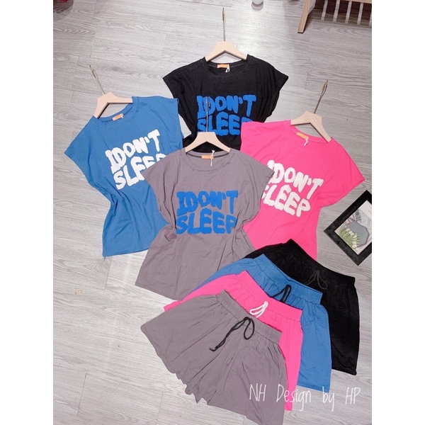 Bộ Tank Top “ I don’t sleep “