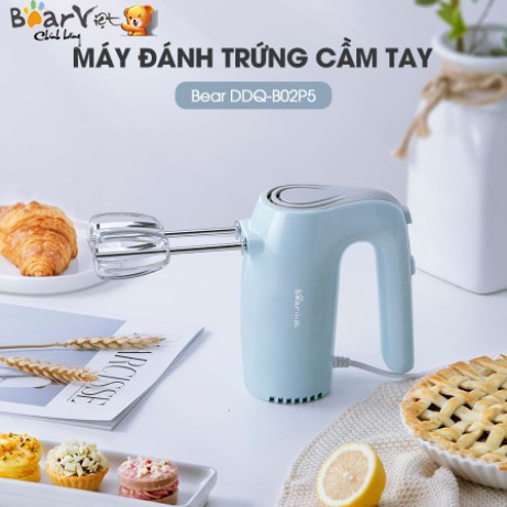 Máy Đánh Trứng Cầm Tay Mini - Máy Đánh Trứng Mini Bear DDQ - B02P5 Hàng Quốc Tế