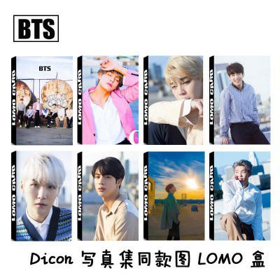 (V) Lomo V BTS ảnh thành viên in hình nhóm nhạc idol hàn quốc