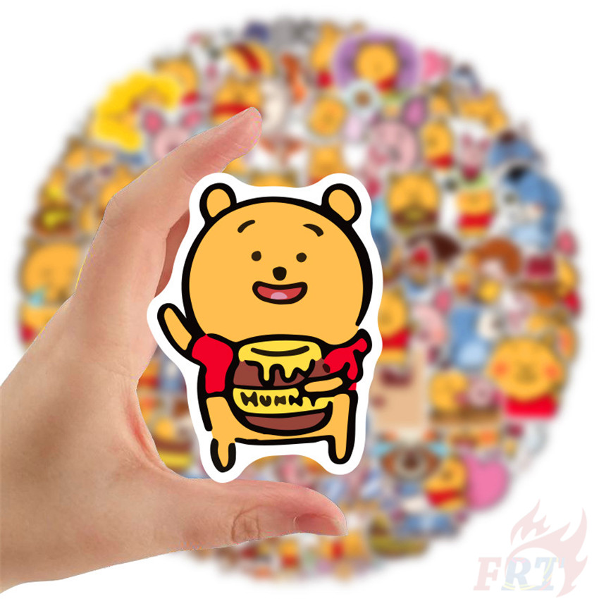 DISNEY Set 100 Miếng Dán Hoạt Hình Dễ Thương