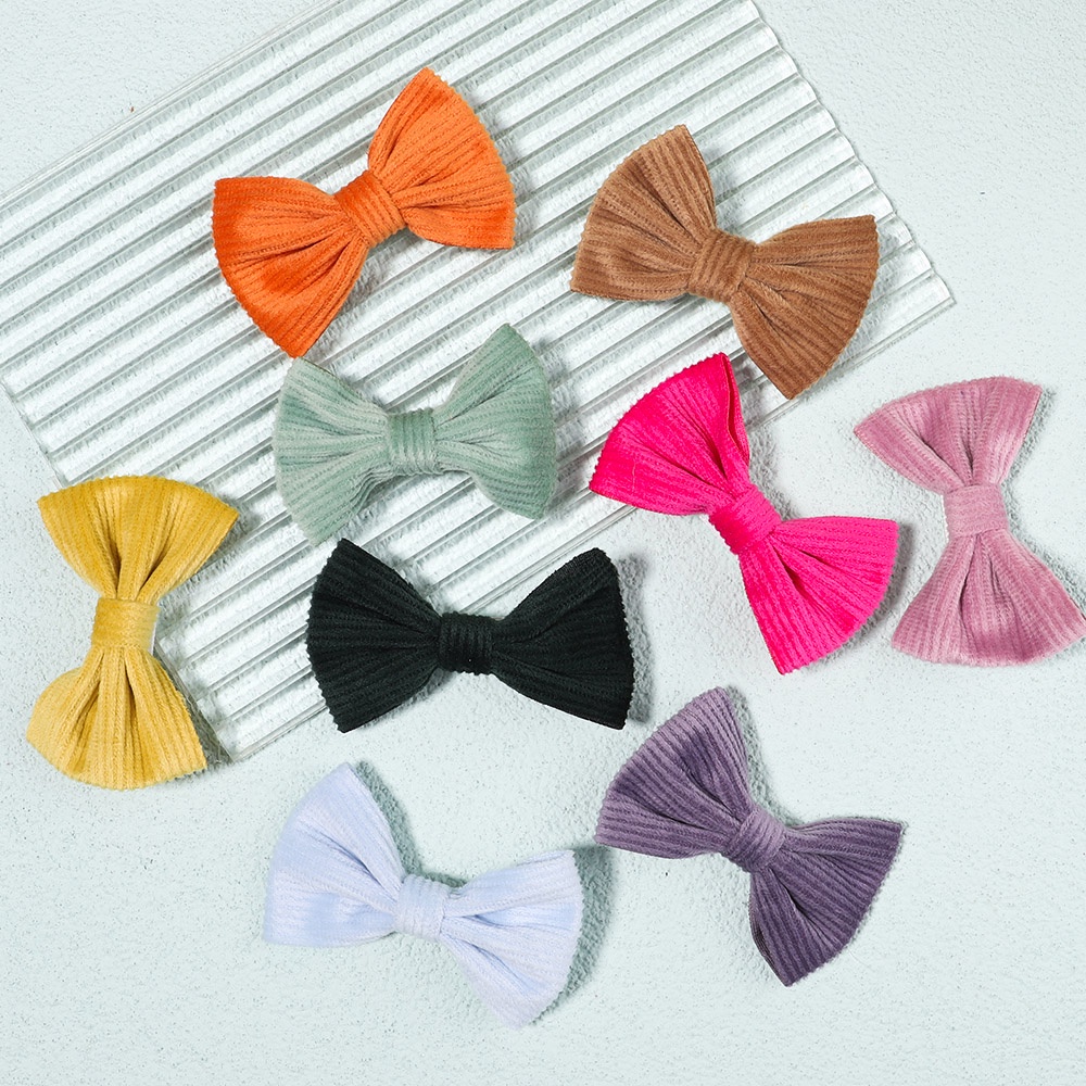 10 Kẹp tóc KIDSBOWS phối nơ màu sắc ngọt ngào phong cách Hàn Quốc cho bé gái