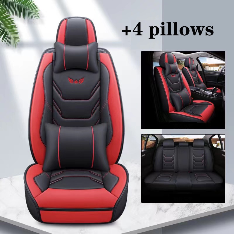 Bộ Bọc Ghế Ngồi Trước Và Sau Bằng Da Giả Cho Myvi / Axia / Saga / Ativa / Bezza / Viva / Wira / Waja / Kancil / Kenari / Kembara / Kembara /