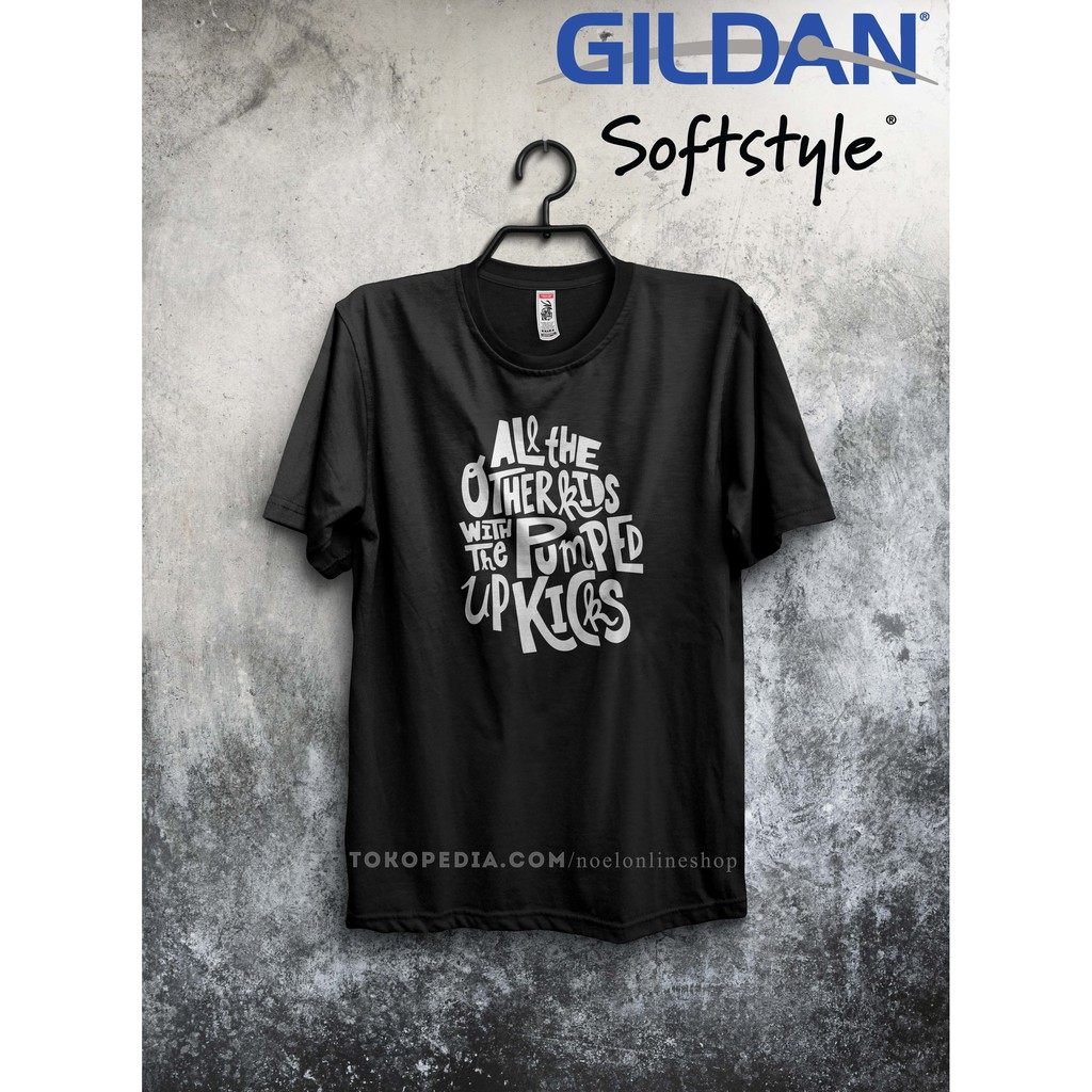 Gildan Áo Thun Họa Tiết Polyflex Band Foster The People Lyrics Urban-tees Độc Đáo Cho Nam