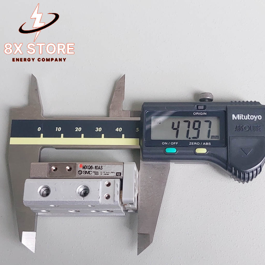 Xylanh khí nén 2Ty SMC MXQ8-10, MXQ8L-10, MXQ12, MXQ6 ,Hành Trình 10,20,30mm