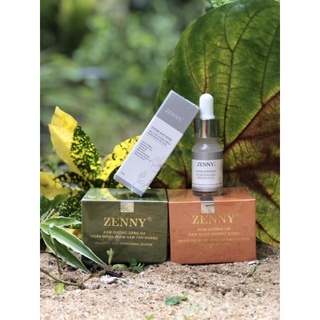 Combo Kem Zenny mẫu cũ, tặng serum + sữa rửa mặt + dây buộc tóc