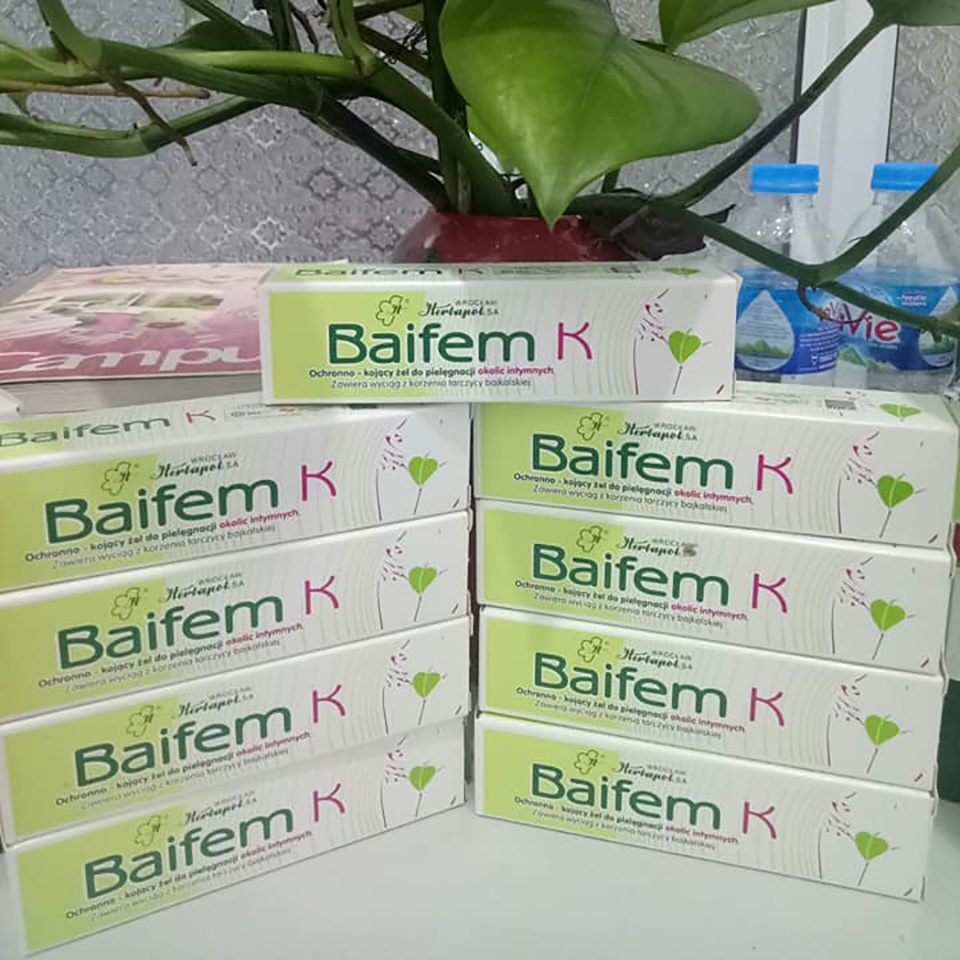 ✅ Baifem K - Gel Dưỡng Ẩm Hoàng Cầm, Bảo vệ, Dịu Nhẹ, Da Cơ Địa, Chàm Sữa, Mẩn Ngứa (Tuýp 15g)