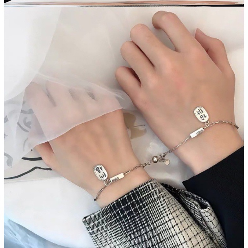 Cặp Vòng Tay Đôi Có Nam Châm Thời Trang - LIONKING