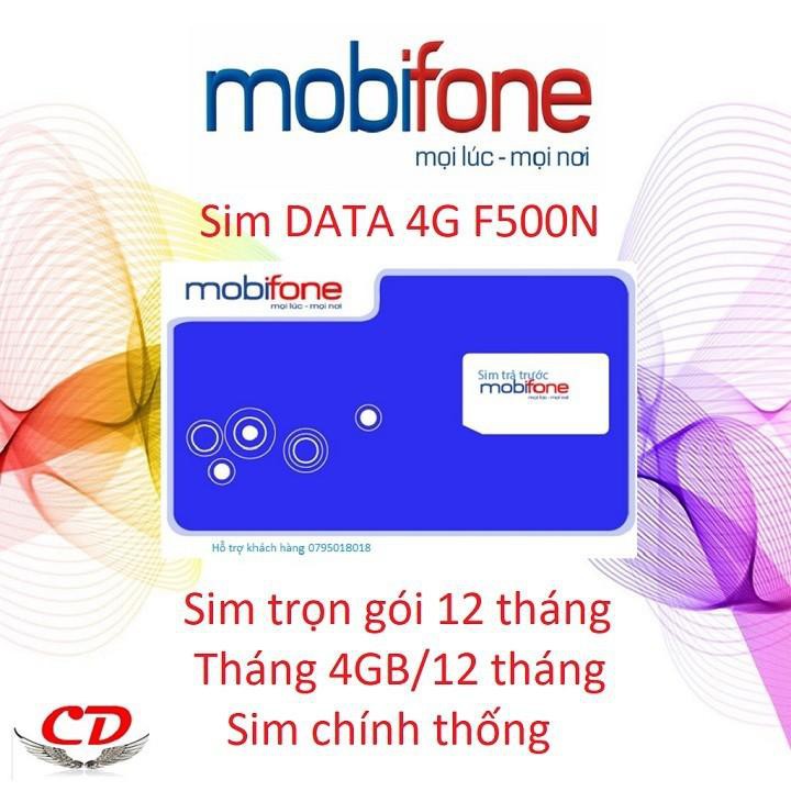 Sim 4G mobi dùng trọn gói 1 năm không nạp tiền MDT250/F500N