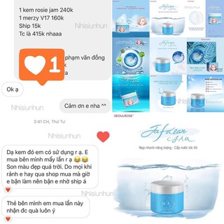 Kem dưỡng ẩm trắn.g da SeoulRose Rosie Jafocean Jam Cream