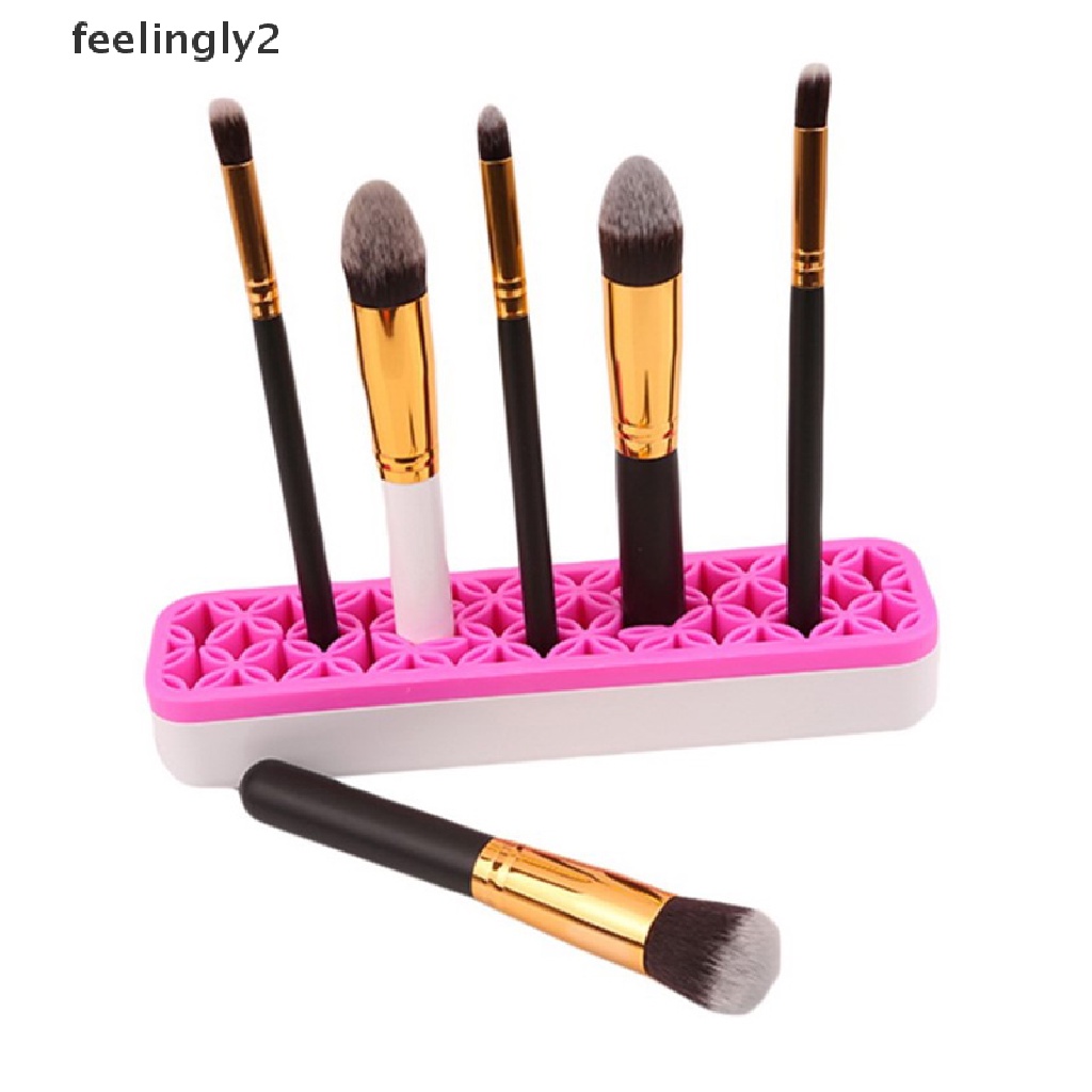 [Hàng mới về] Giá đỡ cọ vẽ trang trí móng bằng silicone tiện lợi