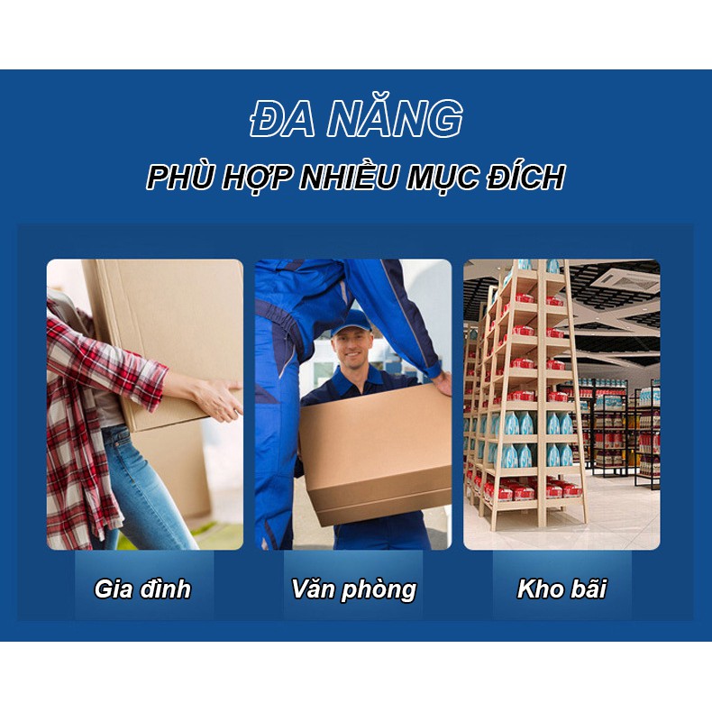 Xe đẩy hàng 150-300 Kg - Nikita - Sàn Nhựa, Chịu Tải Cao, Chống Ăn Mòn Rỉ Sét