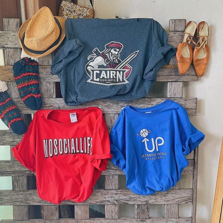Áo Thun Mỹ 2Hand, Áo Phông Nam Nữ Unisex Vải Mỹ Dày Cotton Thấm Hút Thoáng Mát Hàng Tuyển Chọn Loại 1 Mẫu 1