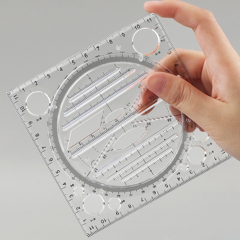 1 Thước Đo Đa Năng Hình Tam Giác Tiện Dụng Chất Lượng Cao