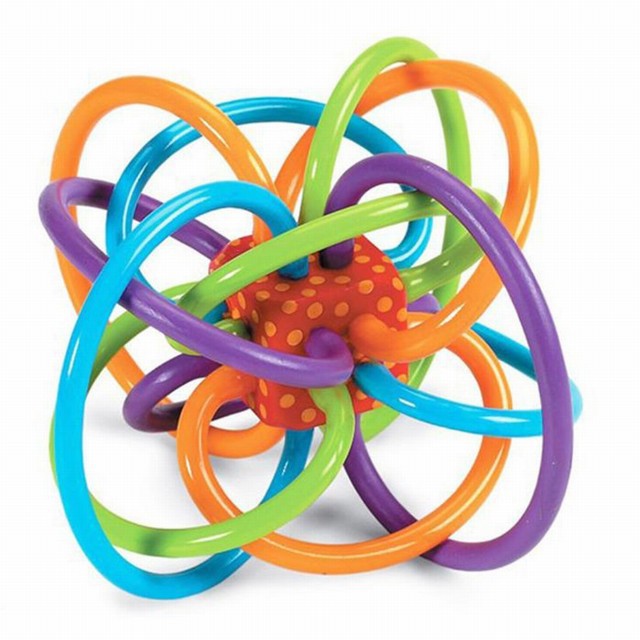 Bông hoa gặm nướu cầu vồng an toàn cho bé