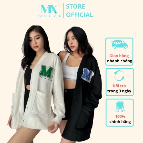 Áo Cardigan Len Mỏng Cho Nữ Phong Cách Ulzzang Phù Hợp Đi Đà Lạt, Dạo Biển Maxi.Store - Thêu logo M missout | BigBuy360 - bigbuy360.vn