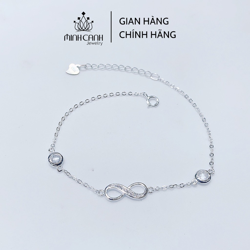 Lắc Tay Vô Cực Bạc 925 Đính Đá - Minh Canh Jewelry