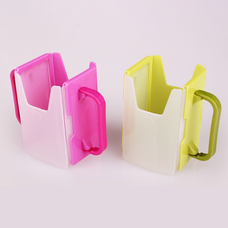 Giá Đỡ Cốc Uống Sữa / Nước Trái Cây Có Tay Cầm Chống Tràn Tùy Chỉnh Tiện Dụng Cho Bé