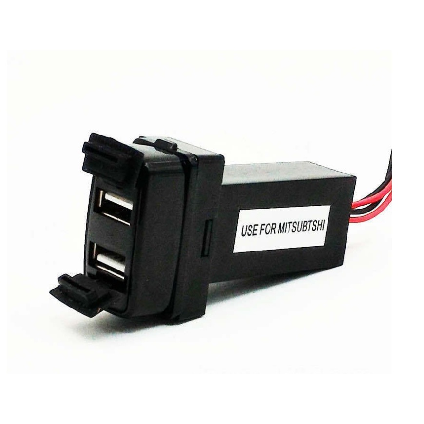 Bộ Sạc Nhanh 12V Cổng USB Kép Cho TOYOTA Mitsubishi Hàng Có Sẵn