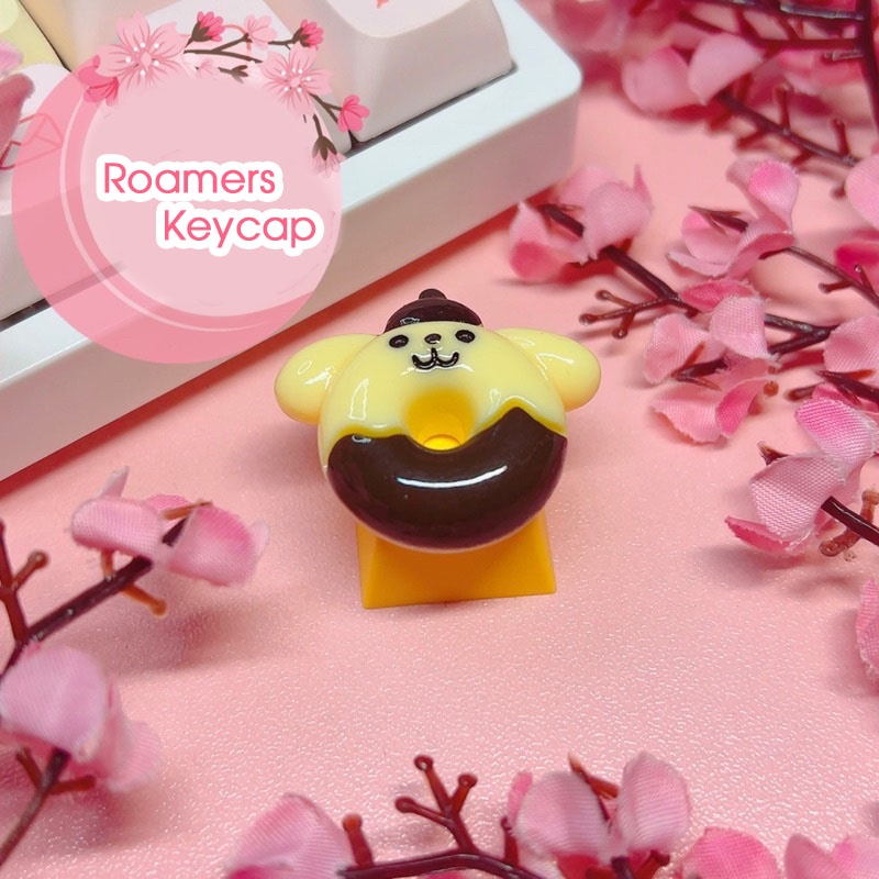 Keycap Donut Cinnamoroll Siêu Đẹp Đáng Yêu R4 PBT (007_CH)