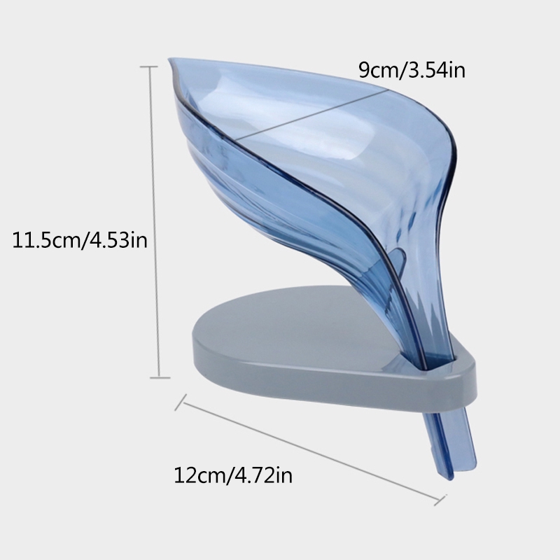 Giá Đỡ Xà Phòng Hình Chiếc Lá Có Giác Hút Tiện Dụng