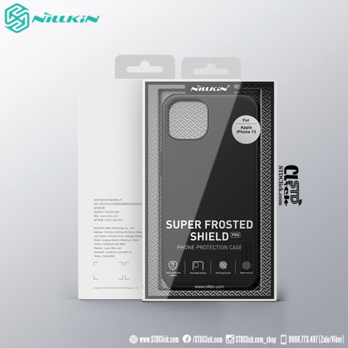 ỐP LƯNG IPHONE 13 NILLKIN NHỰA CỨNG VIỀN DẺO CHÍNH HÃNG - HÀNG CHUẨN