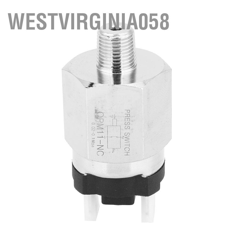 Hàng Hot Công tắc áp suất không khí có thể điều chỉnh NC QPM11-NC G1 / 8in AC220V 48VAC / DC 0.02 ~ 0.1Mpa Hàng giao ngayWestvirginia058