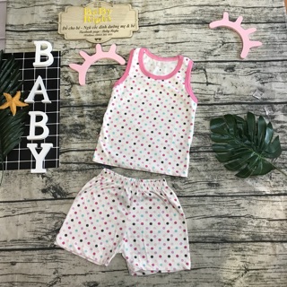 Bộ đồ carter sát nách cho bé