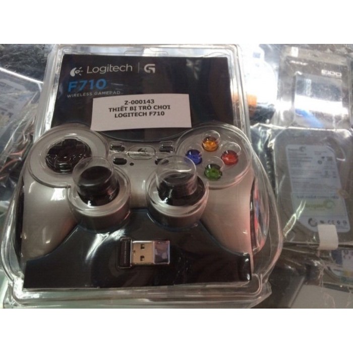 Tay Cầm Chơi Game Gamepad LOGITECH WIRELESS F710 Chính Hãng