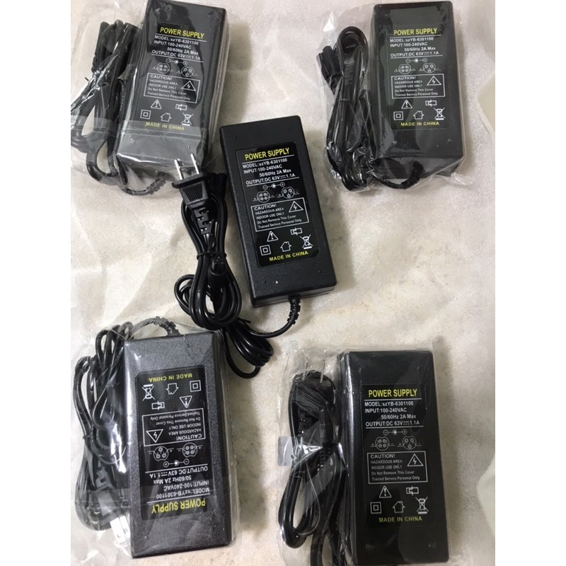 Sạc Pin Xiaomi Ninebot , sạc xe điện cân bằng xiaomi 63V DC 4 chân