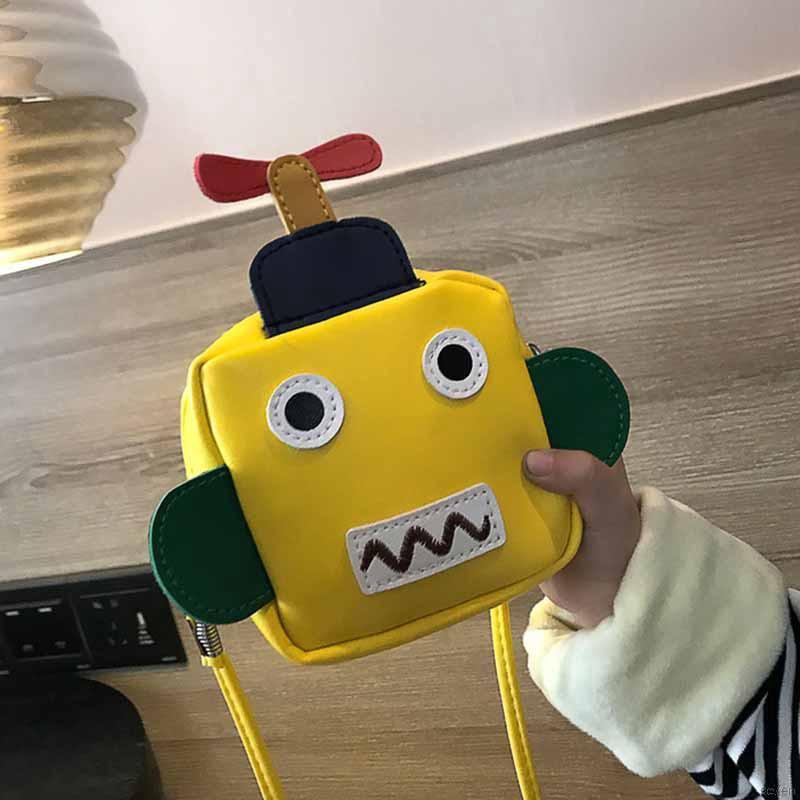 Túi đeo chéo hình robot đáng yêu cho bé