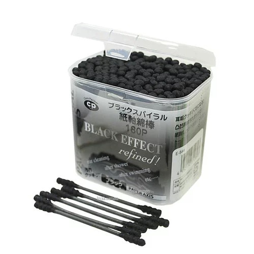 Hộp 180 bông ngoáy tai kháng khuẩn (đầu xoắn ốc).