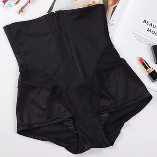 Quần gen định hình kéo khóa lụa