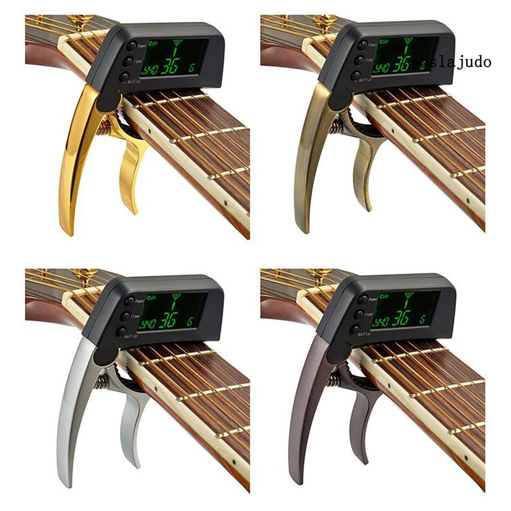 Kẹp Capo Chỉnh Tông Đàn Guitar / Ukulele / Bass Bằng Hợp Kim