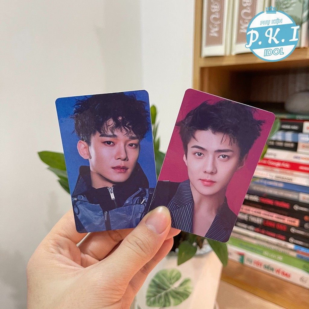 Bộ Ảnh Thẻ Exo Ép Lụa - Card Exo Bo Góc Siêu Cute