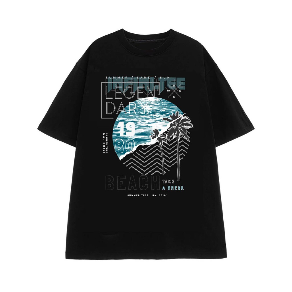 Áo thun INFINITEE Fni0090, Thun 100% Cotton - form rộng Unisex.