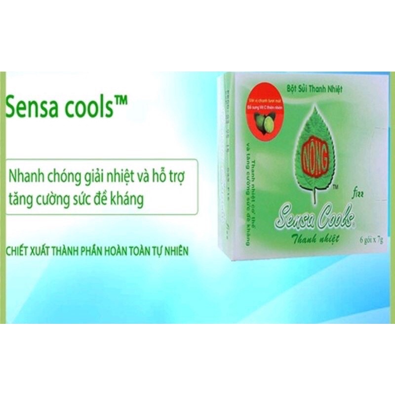 BỘT SỦI THANH NHIỆT SENSA COOLS  - HÀNG CHÍNH HÃNG