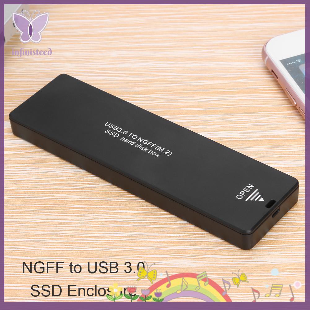 Hộp Đựng Ổ Cứng Ngff Sang Usb3.0 M2 2242 2260 2280 Sata M2 Ssd Hdd Ốp